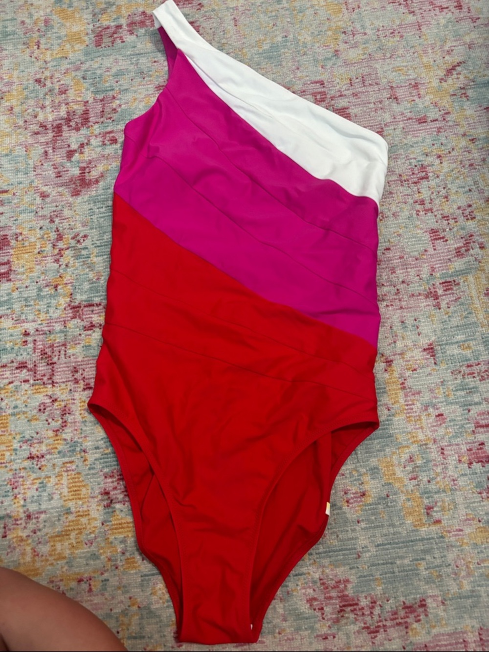 Summersalt The Long Torso Sidestroke LIMITED EDITION Lava &Hibiscus & White Sand